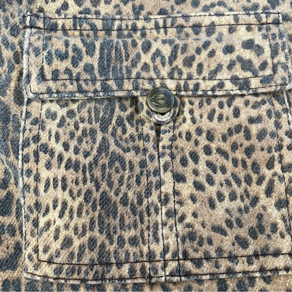 Just Cavalli wool cotton leopard print harem jean jogger drawstring cuff - Picture 11 of 13